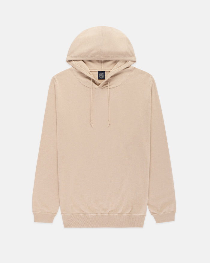 Oatmeal Cotton-Wool Hoodie