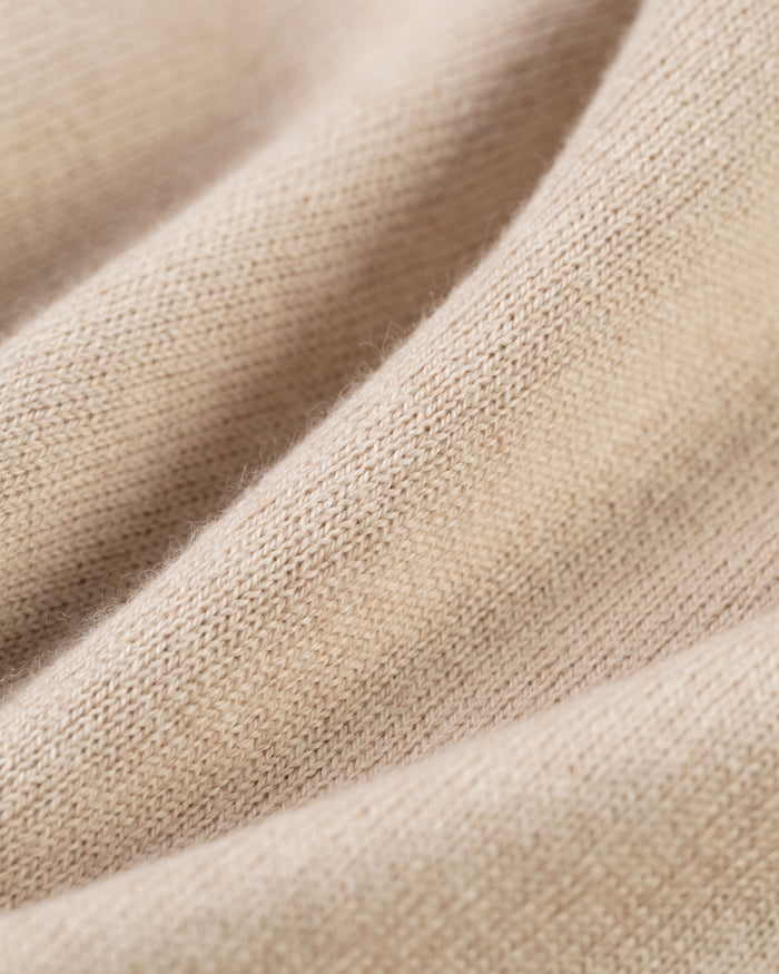 Oatmeal Cotton-Wool Hoodie