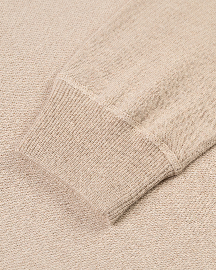 Oatmeal Cotton-Wool Hoodie