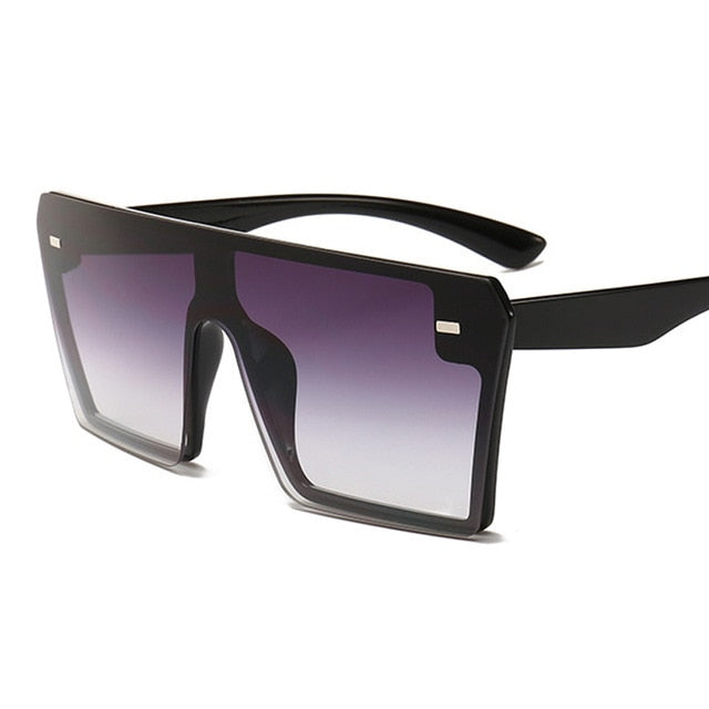 Over sized Square Sunglasses Fashion Flat