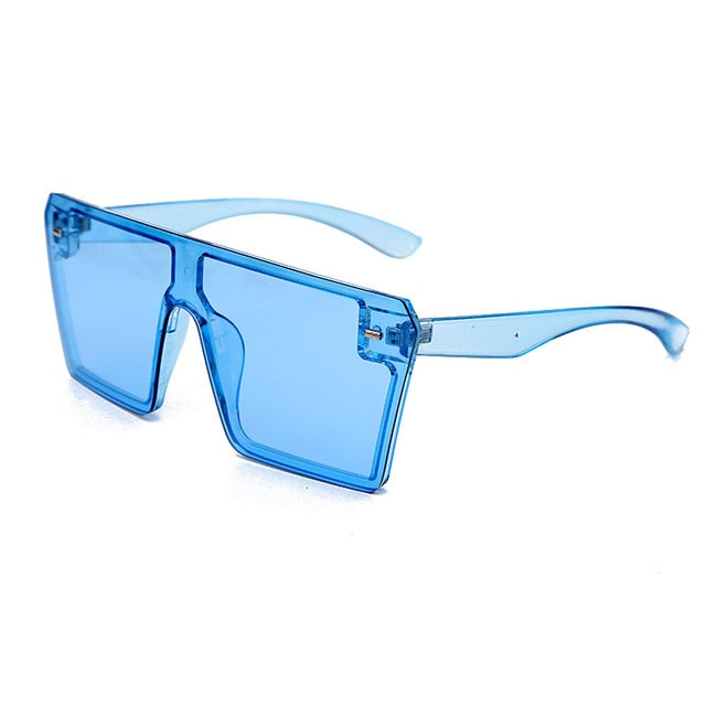 Over sized Square Sunglasses Fashion Flat