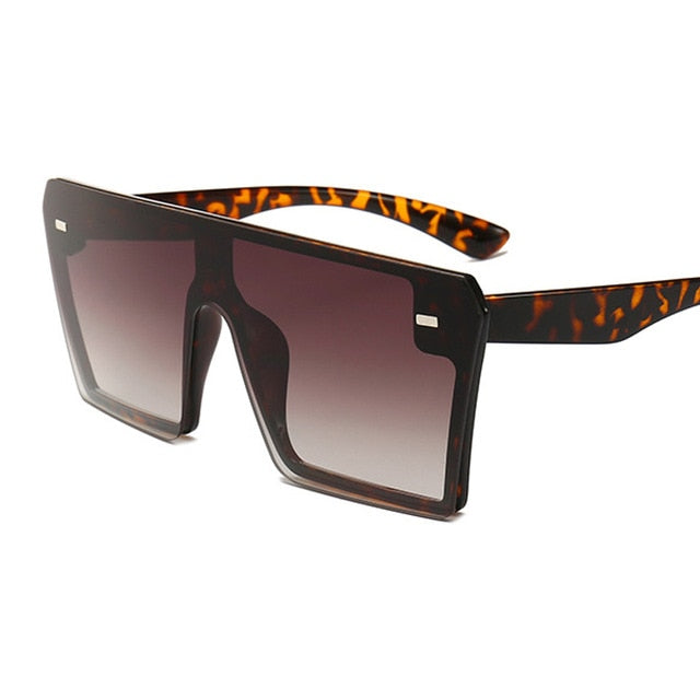 Over sized Square Sunglasses Fashion Flat