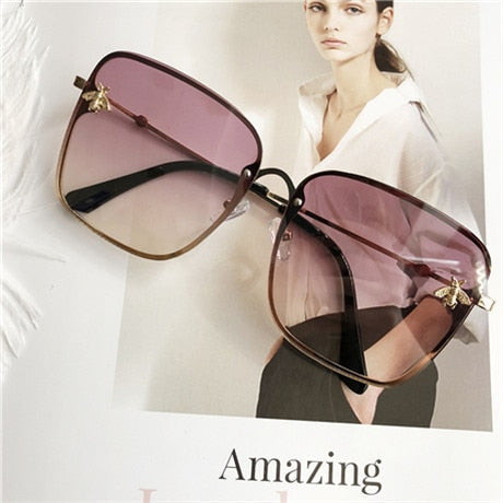 Oversize Square Sunglasses Celebrity