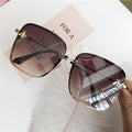 Oversize Square Sunglasses Celebrity