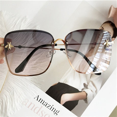 Oversize Square Sunglasses Celebrity