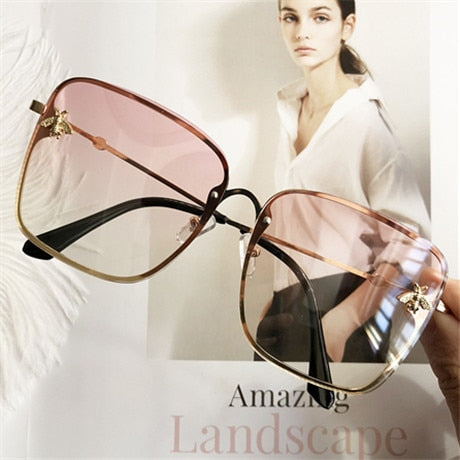 Oversize Square Sunglasses Celebrity