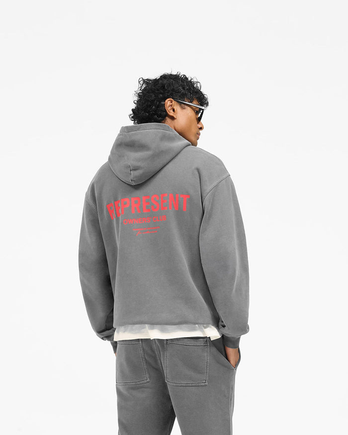 Owners Club Hoodie - Washed Black