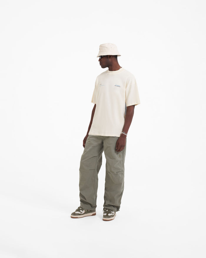 Patron Of The Club T-Shirt - Buttercream Powder Blue