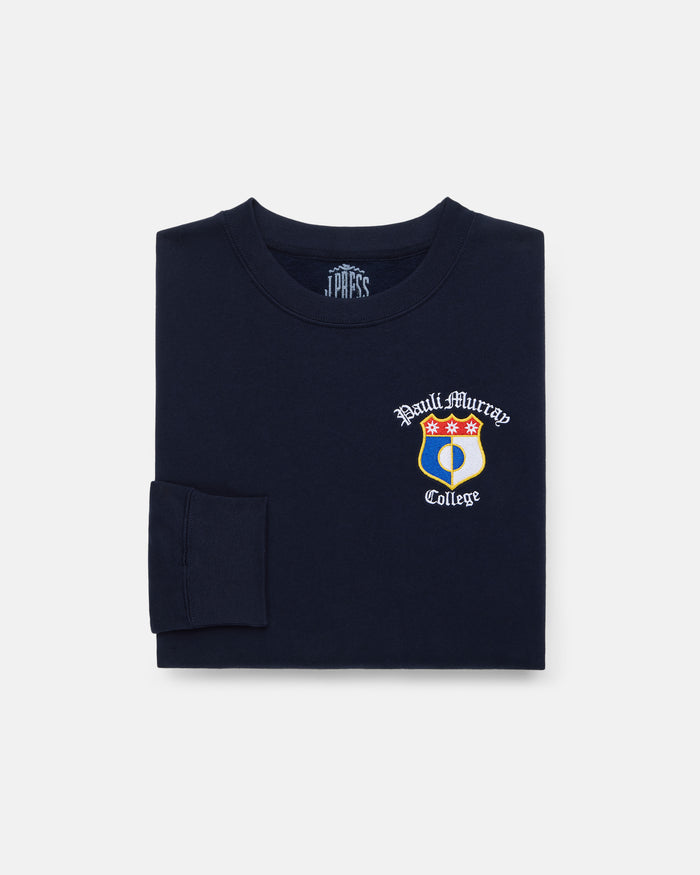 Pauli Murray College Cotton Crewneck Sweatshirt
