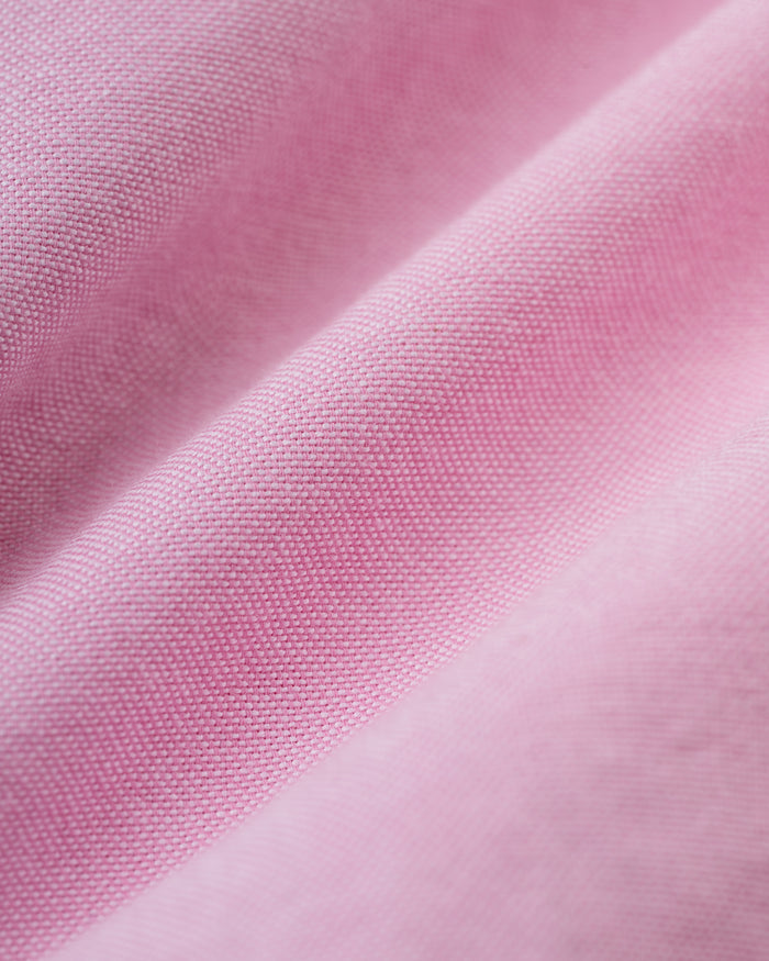 Pink Oxford Cloth Shorts - Trim Fit