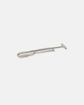 Polished Silver Plate Polo Mallet Tie Bar