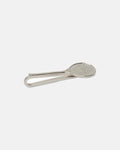 Polished Silver Plate Tennis Racquet Tie Bar