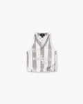 Printed Vest - Flat White