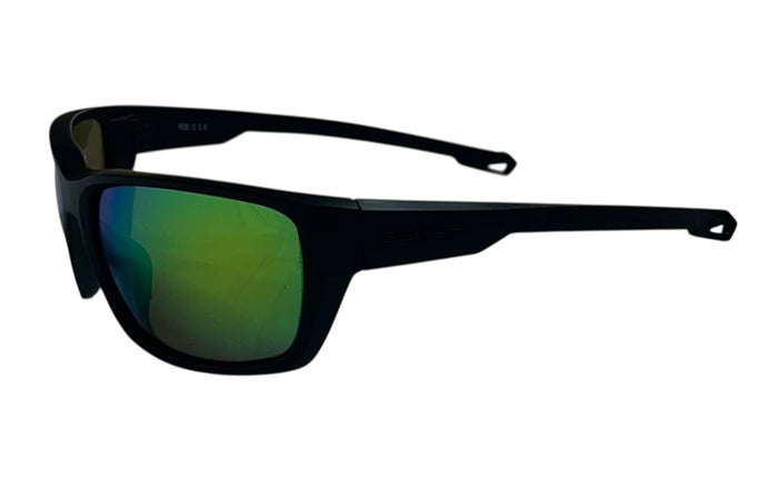 Black / Amber Blue/Green Mirror