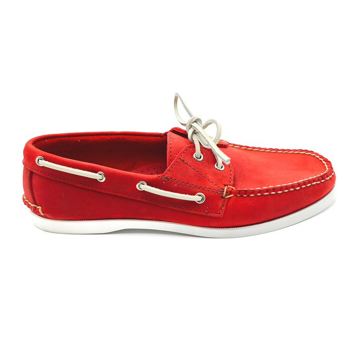 Read Boat Shoe - Roughman Deep Red
