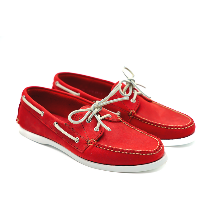 Read Boat Shoe - Roughman Deep Red