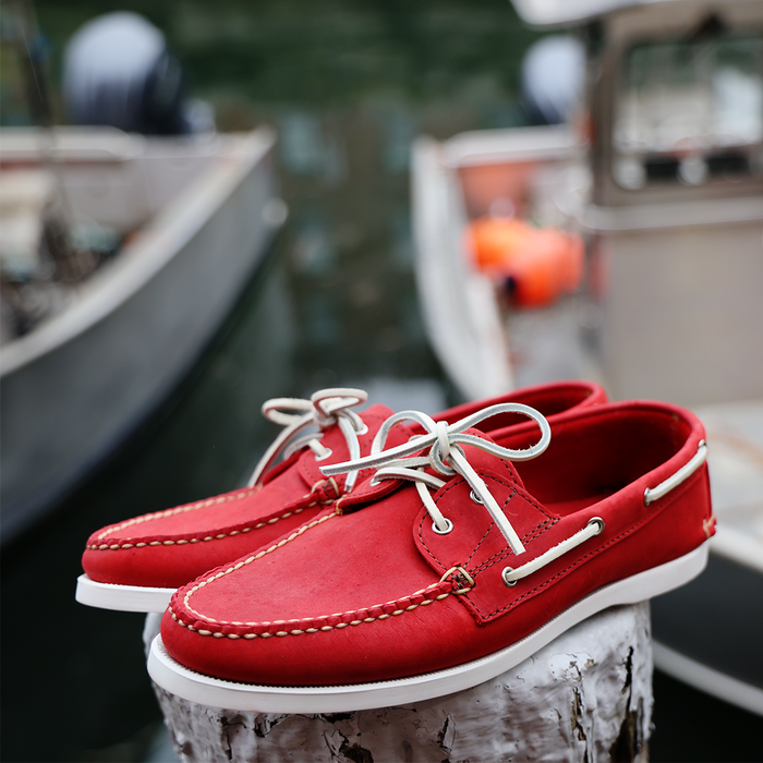 Read Boat Shoe - Roughman Deep Red