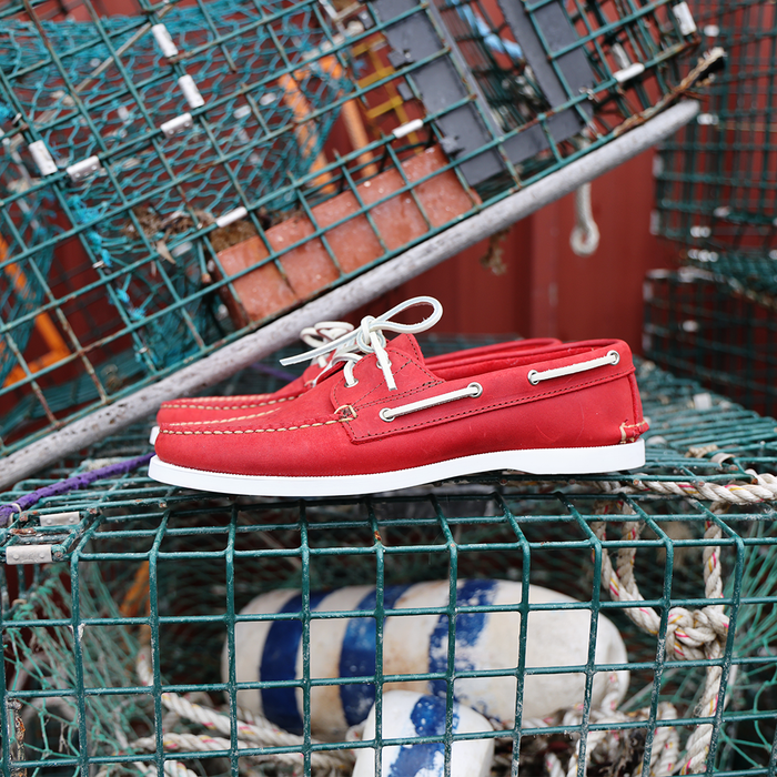 Read Boat Shoe - Roughman Deep Red