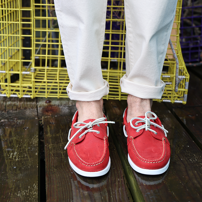 Read Boat Shoe - Roughman Deep Red