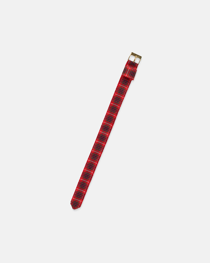 Red Fraiser Tartan Nylon Watch Strap