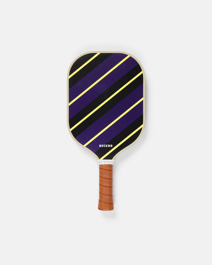 Red & Navy Household Guards Regimental Stripe Pickleball Paddle