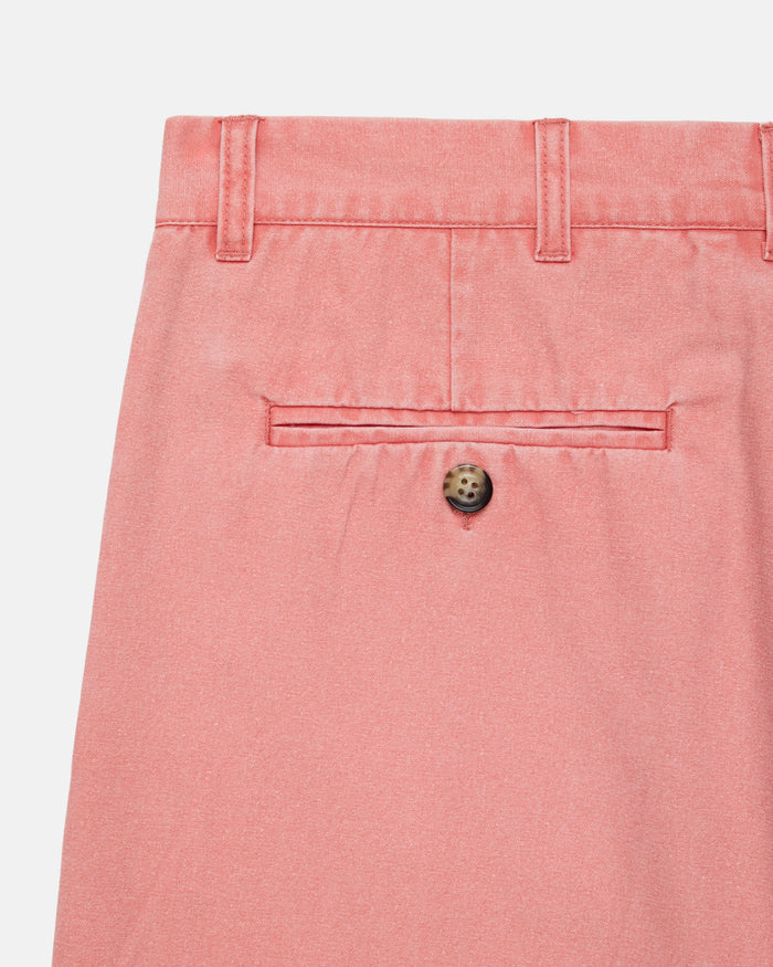 Red Washed Canvas Cape Cod Shorts