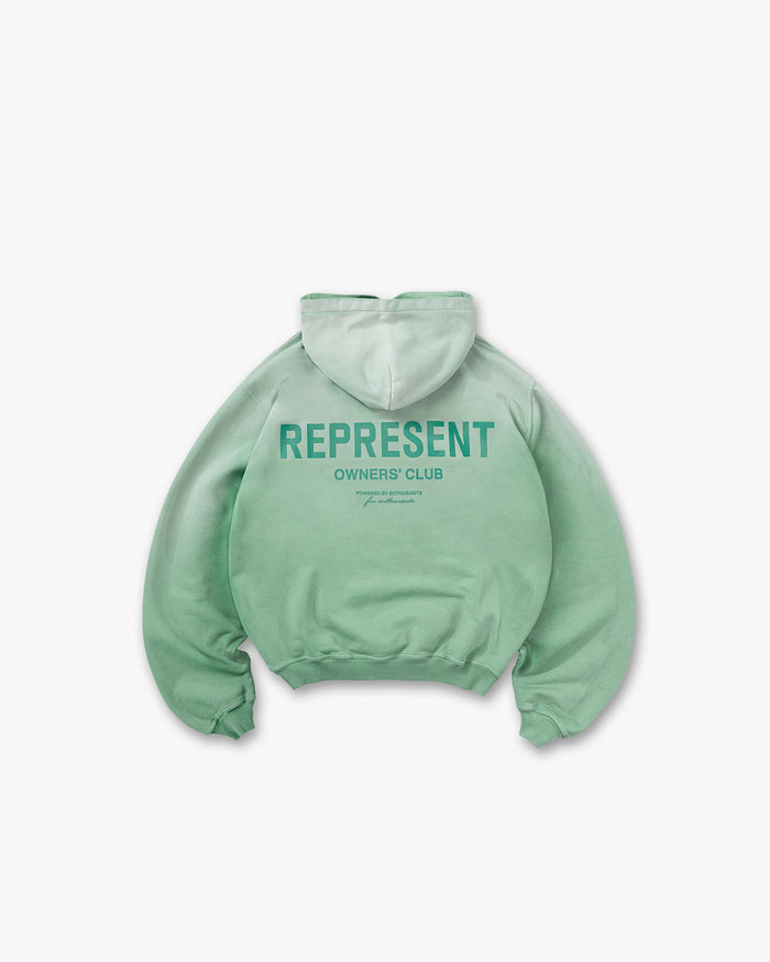 Represent Owners Club Hoodie - Washed Aloe