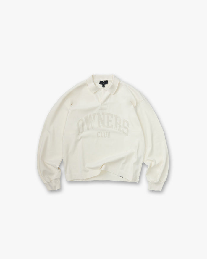 Represent Owners Club Rugby Polo - Chalk