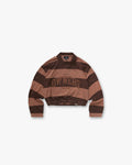 Represent Owners Club Stripe Rugby Polo - Sienna