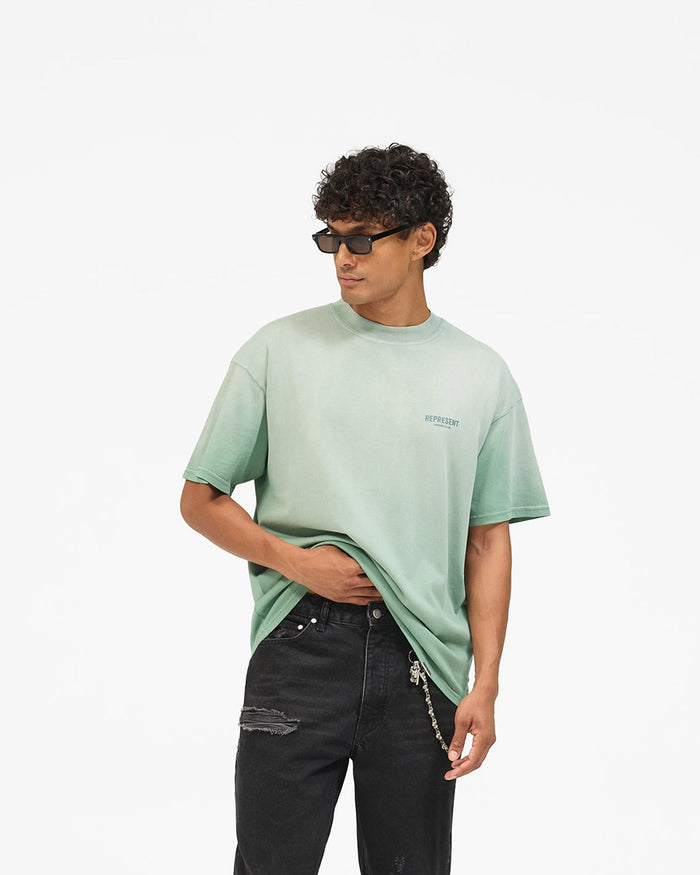 Represent Owners Club T-Shirt - Washed Aloe