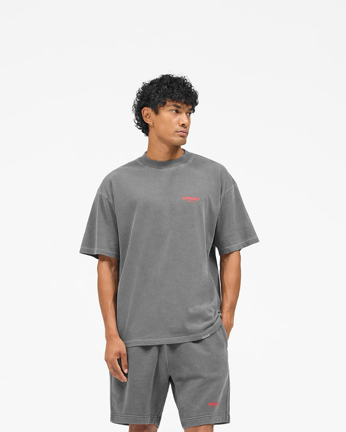 Represent Owners Club T-Shirt - Washed Black