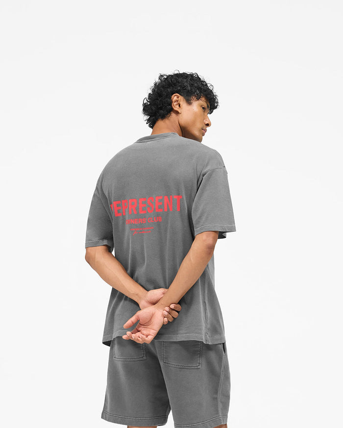 Represent Owners Club T-Shirt - Washed Black