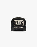 Represent X 47 Resent Cap - Washed Black