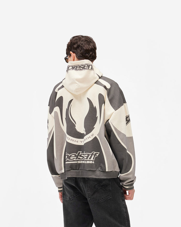 Represent X Belstaff Racing Hoodie - Dark Grey