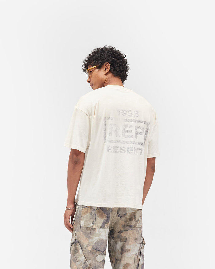 Reverse Resent T-Shirt - Flat White