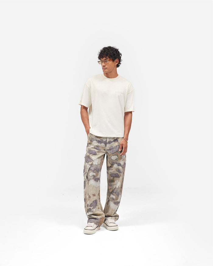 Reverse Resent T-Shirt - Flat White