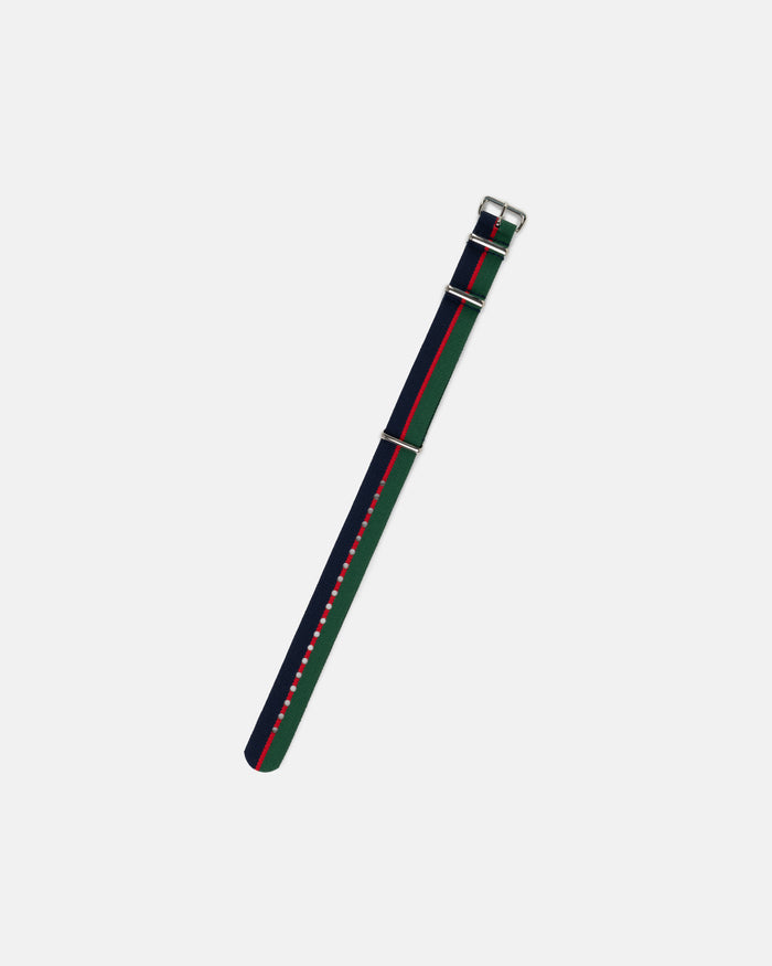 Royal Welsh Regimental Stripe Nylon Watch Strap