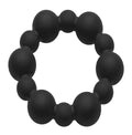 Shadow Silicone Beaded Cock Ring