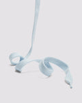 Side angle of light blue laces