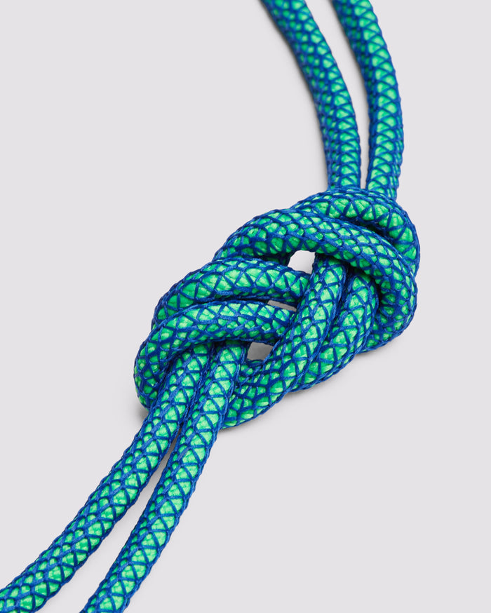 Front angle of multi blue laces