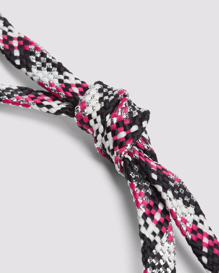 Front angle of multi fuchsia laces