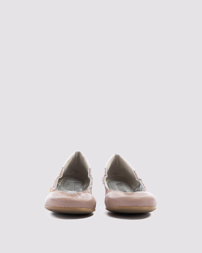Front angle of pink flat