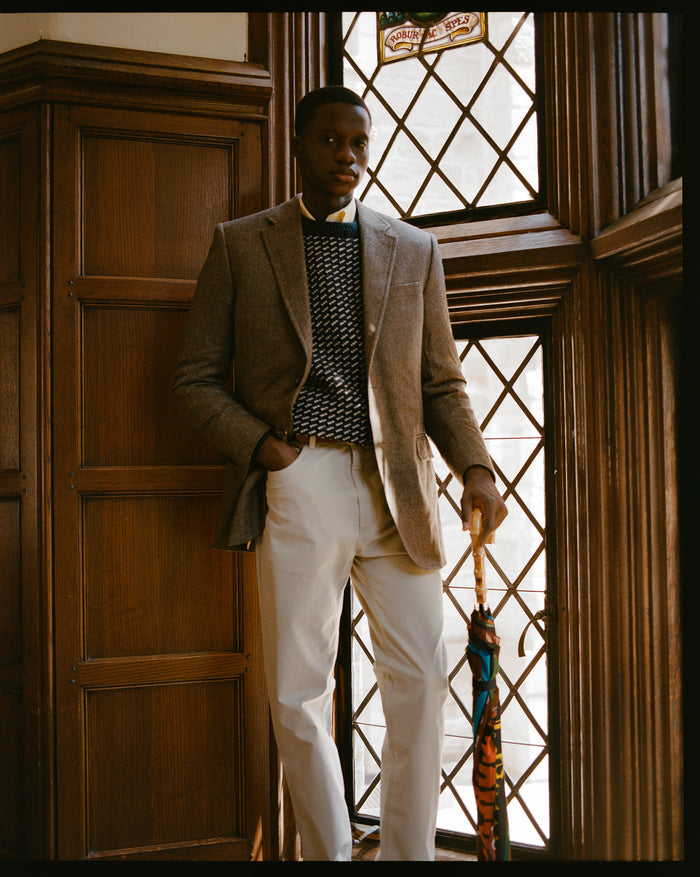 Stone 5-Pocket Stretch Twill Pant
