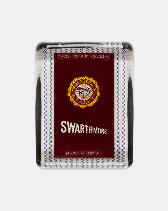 Swarthmore College Silk Paperweight