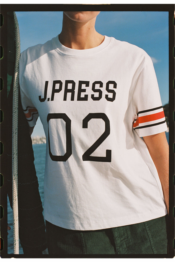 Take Ivy Football Sleeve Stripe T-Shirt
