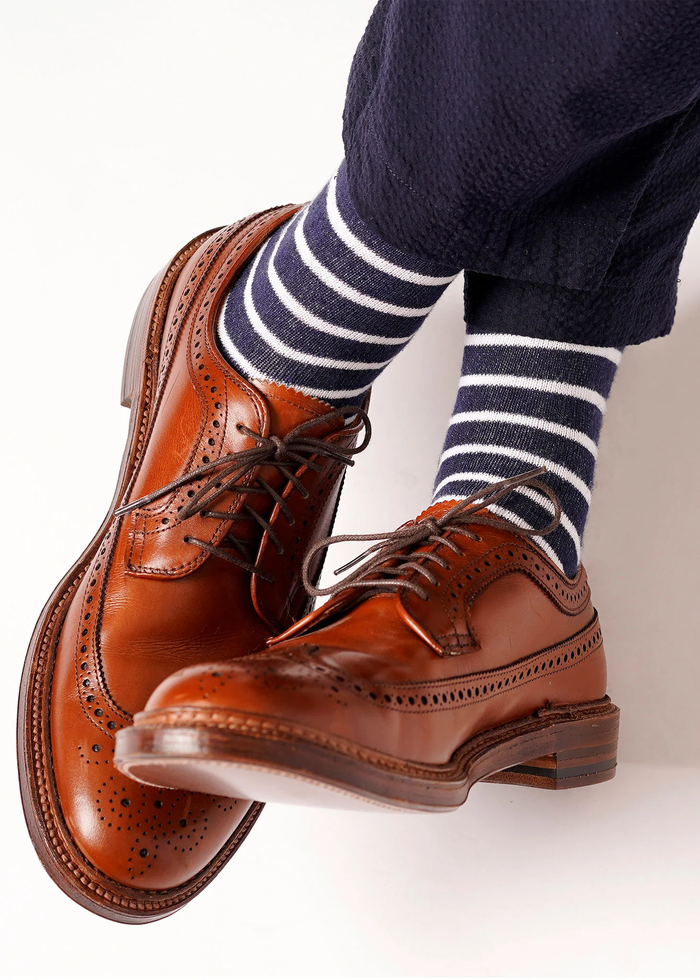 The Breton Stripe - Navy/White