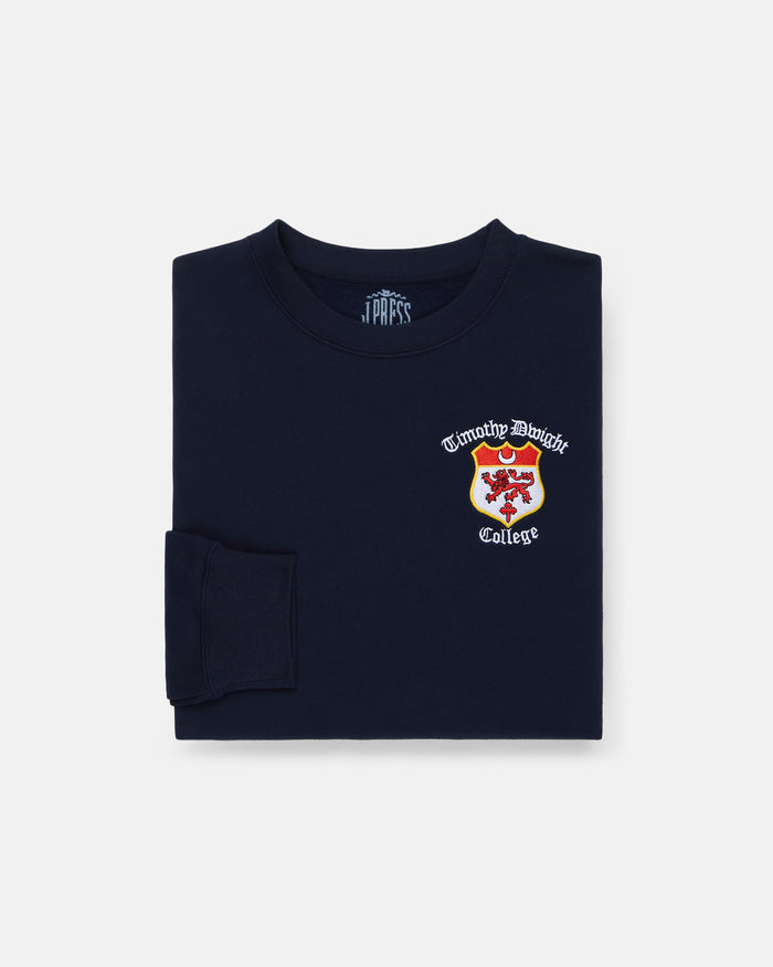 Timothy Dwight College Cotton Crewneck Sweatshirt