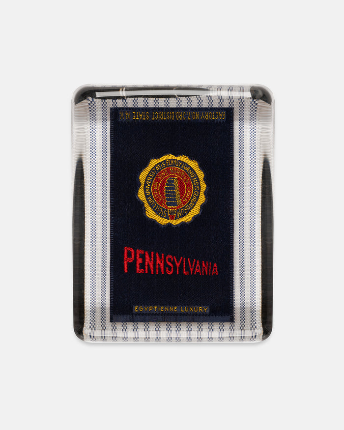 University Of Pennsylvania Silk Paperweight
