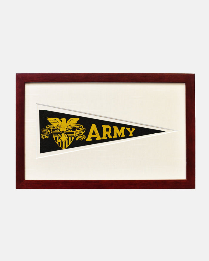 US Military Academy Framed Vintage Pennant