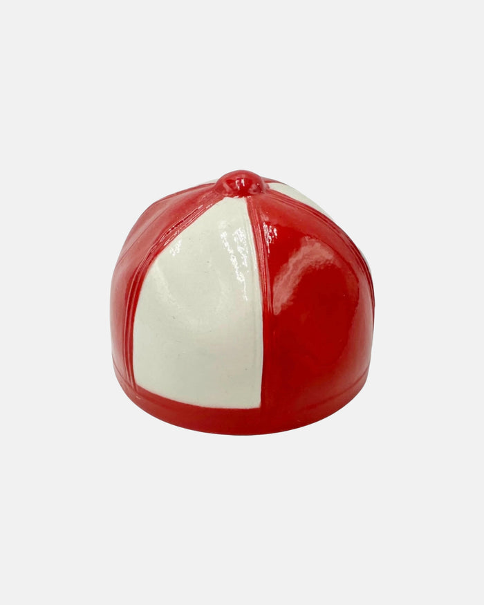 Vintage Equestrian Jockey Cap Bottle Opener Red & White